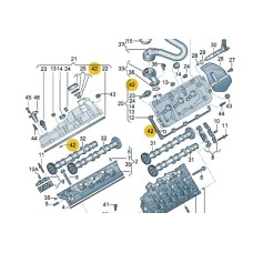 Audi Kulbütör Kapak Contası 059103196A